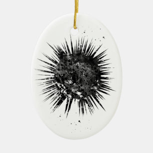 Sea Urchin Ceramic Ornament