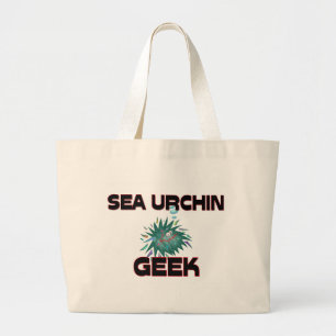 Sea Urchin Geek Large Tote Bag