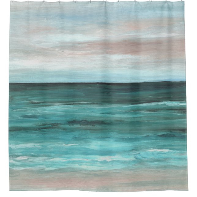 Sea View 265 ocean beach Shower Curtain (Front)