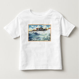 Sea View Avenue Waterfront View of the Surf Toddler T-Shirt