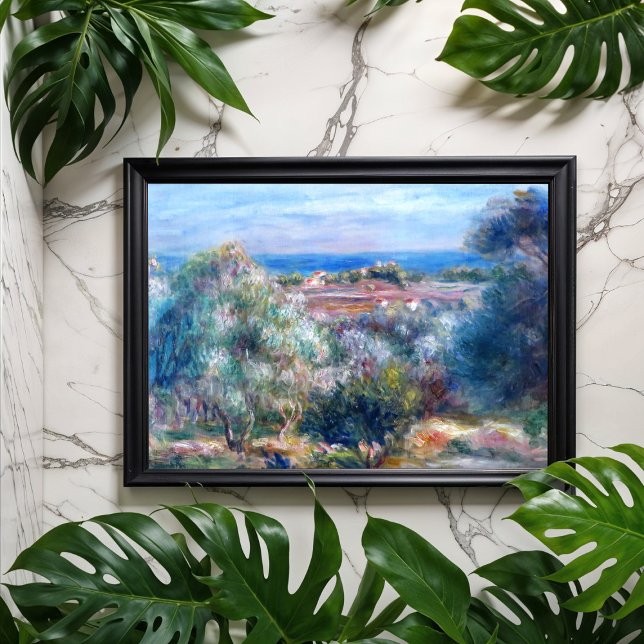 Sea view by August Renoir Poster (Creator Uploaded)