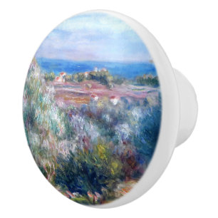 Sea view by Auguste Renoir Ceramic Knob