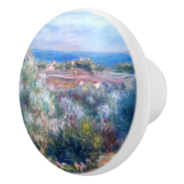Sea view by Auguste Renoir Ceramic Knob (Right)