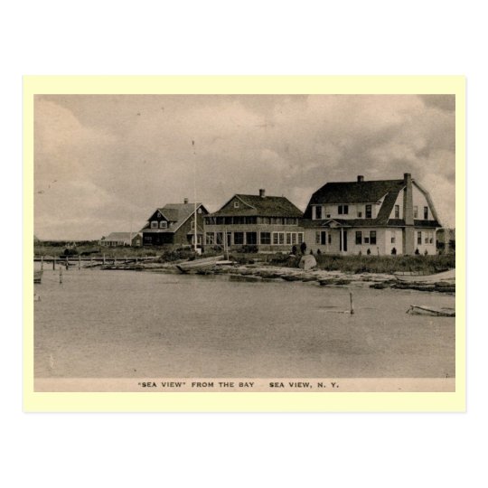 Sea View, Fire Island, New York Vintage Postcard