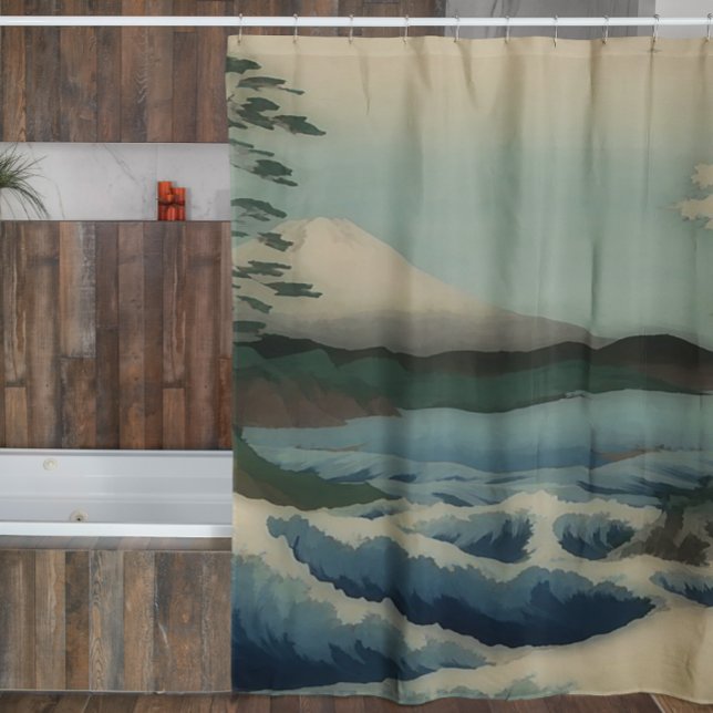 Sea view from Satta Point Shower Curtain (Creator Uploaded)