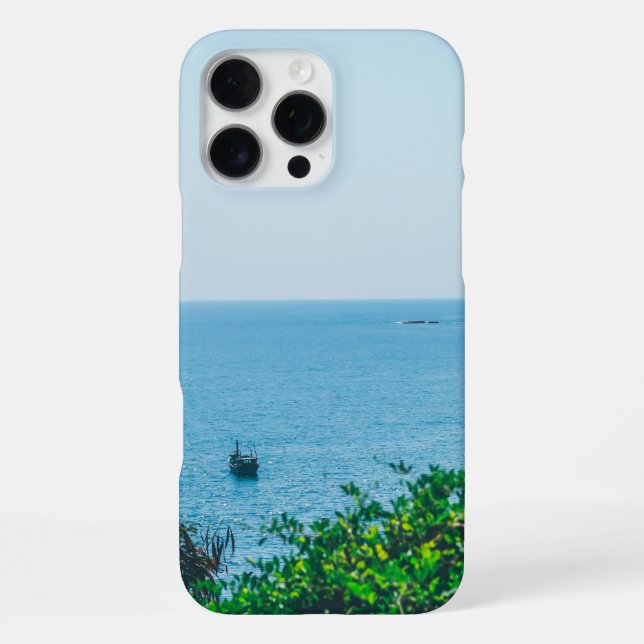 Sea View with Nature iPhone Case (Back)