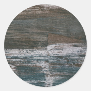 Sea Wall II Classic Round Sticker