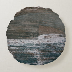 Sea Wall II Round Cushion