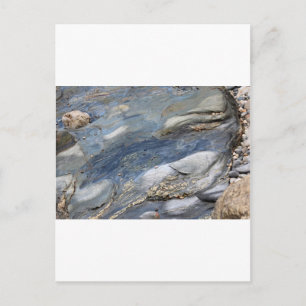 Sea-washed rocks postcard