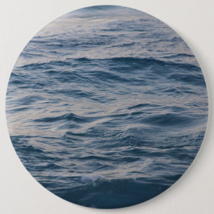 Sea water closeup 6 cm round badge