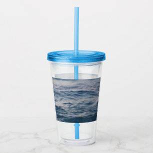 Sea water closeup  acrylic tumbler