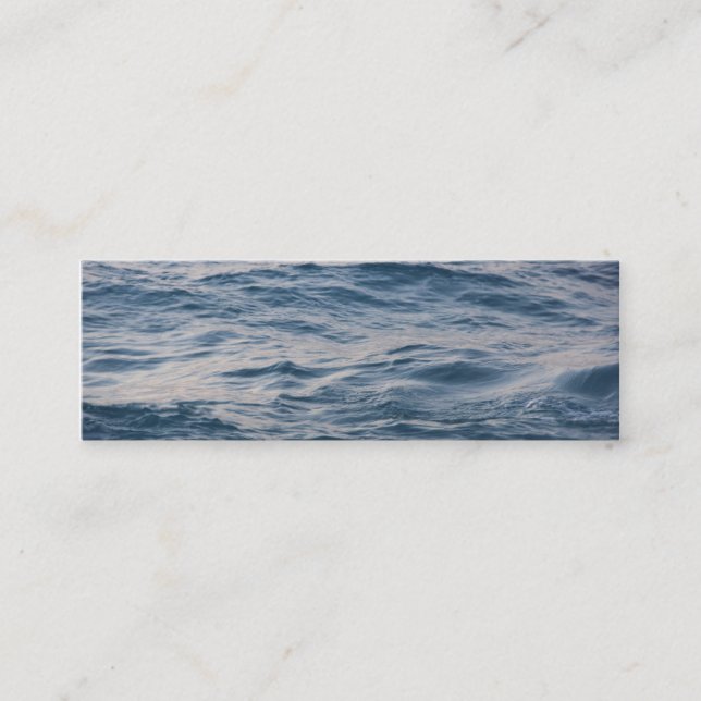Sea water closeup calling card (Front)