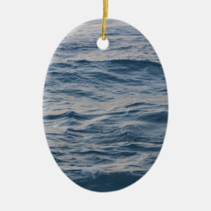 Sea water closeup  ceramic ornament