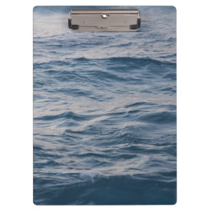 Sea water closeup clipboard