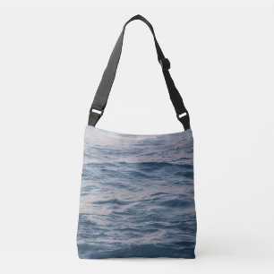 Sea water closeup crossbody bag