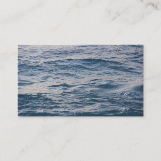 Sea water closeup  enclosure card (Front)