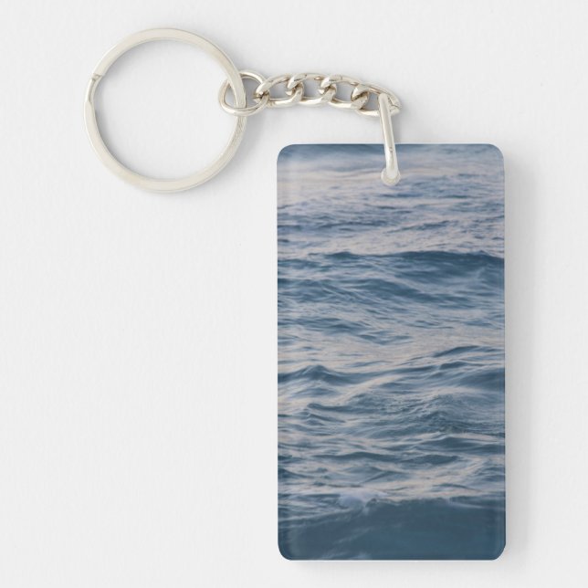 Sea water closeup  key ring (Front)
