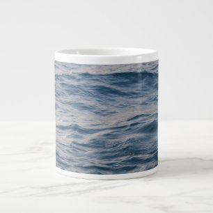 Sea water closeup large coffee mug