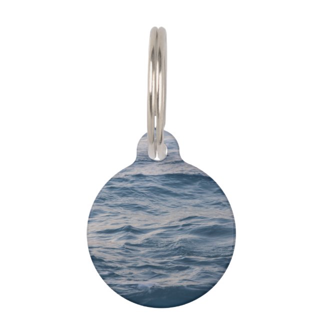 Sea water closeup  pet tag (Front)