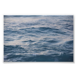 Sea water closeup photo print