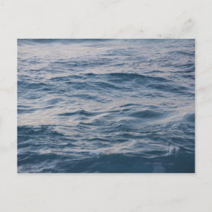 Sea water closeup postcard