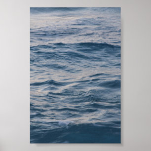 Sea water closeup poster