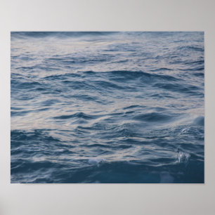 Sea water closeup poster