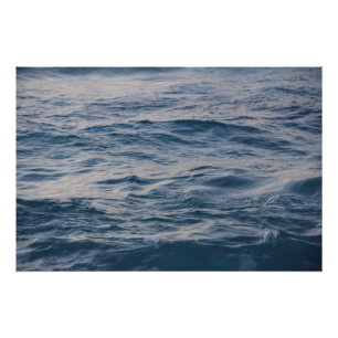 Sea water closeup poster