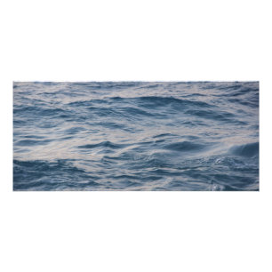 Sea water closeup rack card