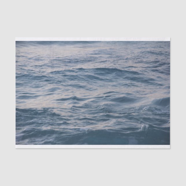 Sea water closeup tissue paper (Front)