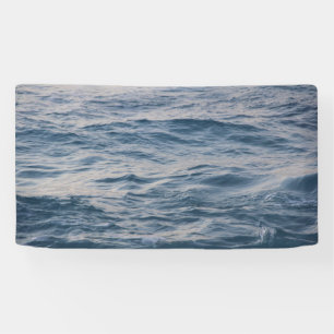 Sea Water Ripple Close-Up Photo Banner