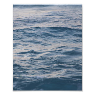 Sea Water Ripple Close-Up Photo Print