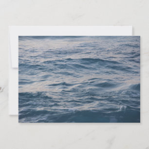 Sea Water Ripple Close-Up Photo Save The Date