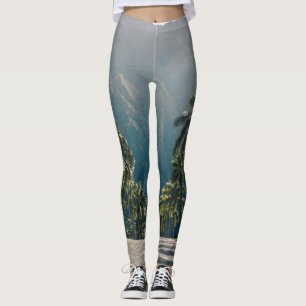 Sea Waves Leggings
