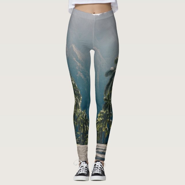 Sea Waves Leggings (Front)