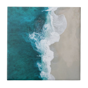 Sea Waves - Maldives Shore Ceramic Tile