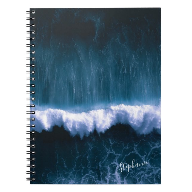 Sea Waves Notebook (Front)