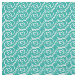 Sea Waves Pattern Fabric
