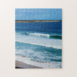 Sea Waves Rolling In To The Shore, Jigsaw Puzzle