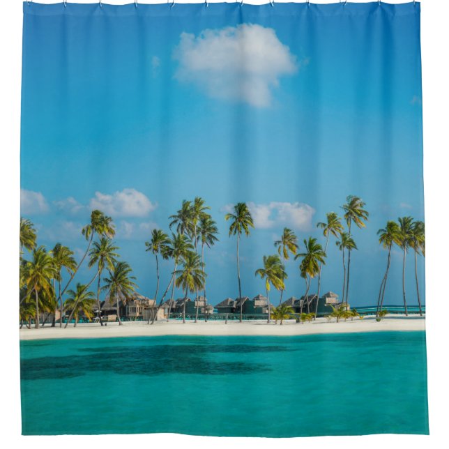 Sea Waves Shower Curtain (Front)