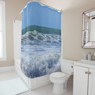 Sea Waves Shower Curtain