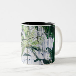 Sea Waves Two-Tone Coffee Mug