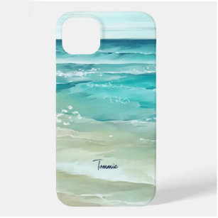 Sea Waves Watercolor Tropical Ocean  Barely There iPhone 5 Case