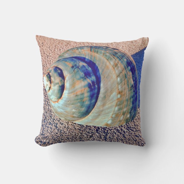 Sea Welk Seashell Cushion (Front)