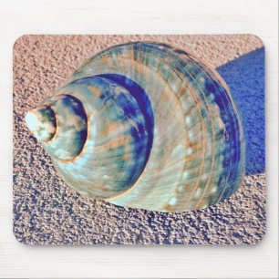 Sea Welk Seashell Mouse Pad