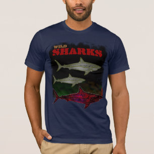 sea wild Sharks cool tee