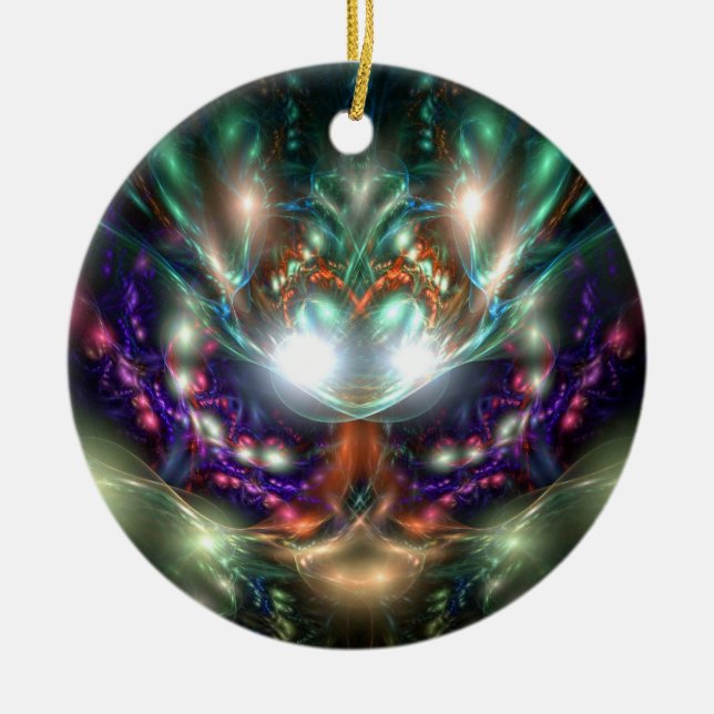 Sea Witch Ceramic Ornament (Front)