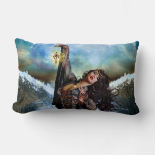 Sea Witch Magical Art Decorative Throw Pillow