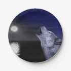 Sea wolf - moon wolf - full moon - wild wolf