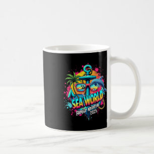 Sea World 2025 Ocean Explorer Memories Family Vaca Coffee Mug
